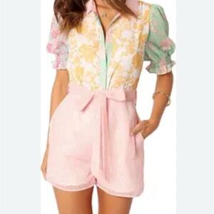 Petal & Pup Floral Pastel Jumpsuit